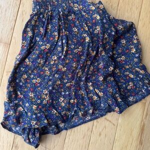 American Eagle Outfitters Navy Floral Skirt